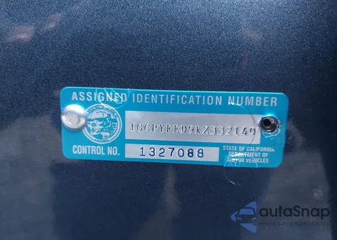 2019 Chevrolet Silverado 1500 Lt Trail Boss из США, поврежденный, VIN 1GCPYFED9KZ332149